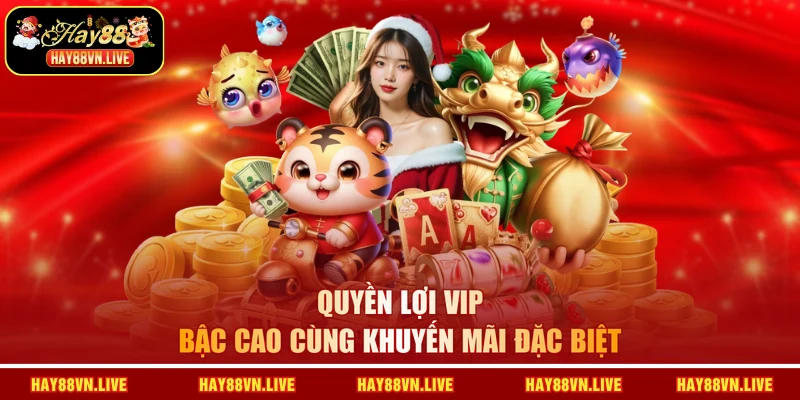 Quyền lợi vip bậc cao cùng khuyến mãi đặc biệt