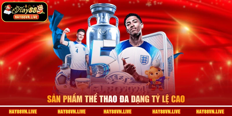 Sản phẩm thể thao đa dạng tỷ lệ cao