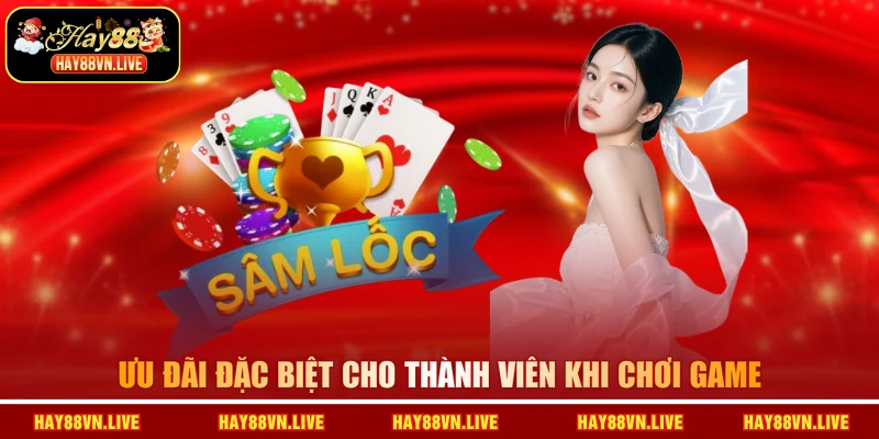 Ưu đãi đặc biệt cho thành viên khi chơi game